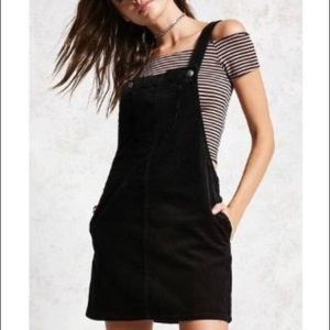 Forever 21 Corduroy Overall Dress